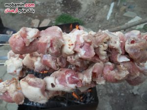 طرز تهیه ی گوشت کبابی به همراه آب انار و آجیکا از غذا های گرجستان