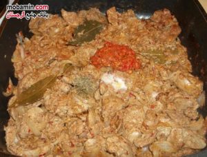طرز تهیه ی خوراک جگر مرغ از غذا های گرجستان