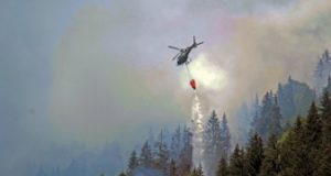 مهار آتش سوزی در جنگل های منطقه سوانتی پس از چهار روز