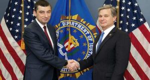 وزیر امور داخلی گرجستان و رئیس اف بی آی با یکدیگر ملاقات کردند